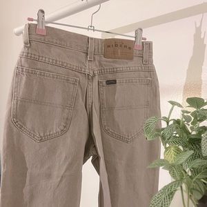 tan riders jeans